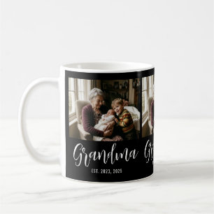Caneca De Café Vovó Estabeleceu Roteiro Preto 3 Foto