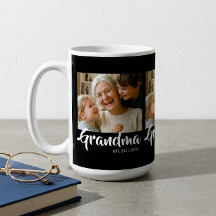 Caneca De Café Vovó Estabelecida Roteiro Preto 3 Foto