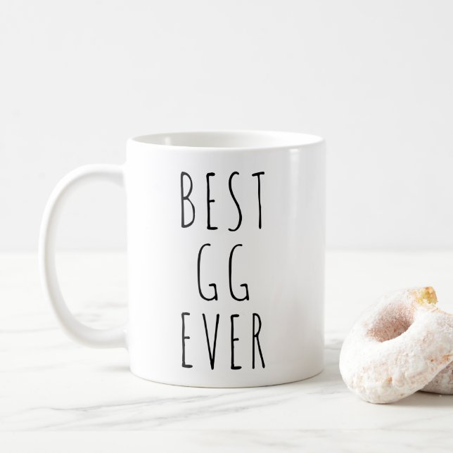 Caneca De Café Vovó Mais Engraçada de Todas  (Com Donut)