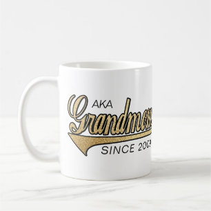 Caneca De Café Vovó Mug "AKA Vovó Desde..."