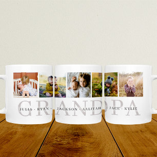 Caneca De Café Vovô - Mug de Fotografia Personalizada