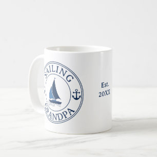 Caneca De Café Vovô Navegador Ano de Fundação