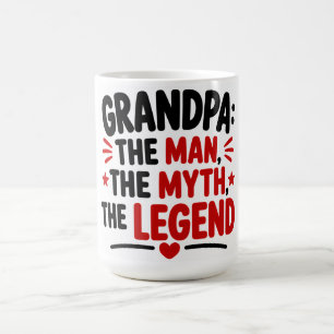 Caneca De Café Vovô O Homem O Mito A Lenda