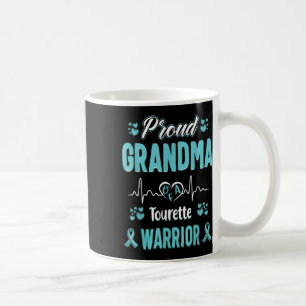 Caneca De Café Vovó orgulhosa Síndrome Tourette Sensibilização do