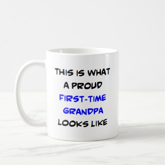 Caneca De Café vovô, orgulhoso (Esquerda)