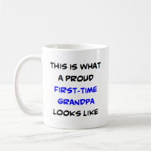 Caneca De Café vovô orgulhoso da primeira vez