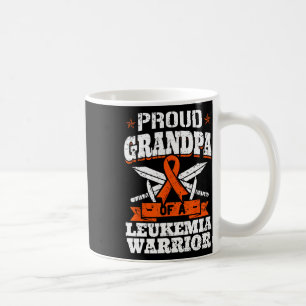 Caneca De Café Vovô Orgulhoso De Um Guerreiro De Leucemia Abuelo 