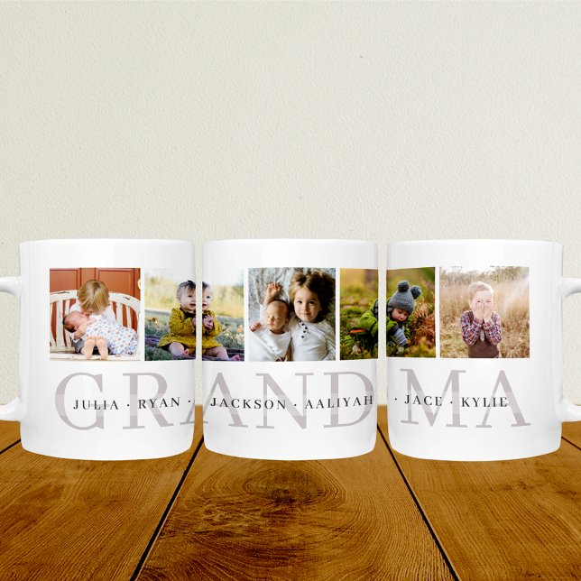 Caneca De Café Vovó Personalizada Fotografia Mug (Criador carregado)