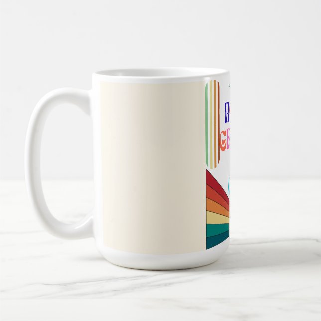 Caneca De Café Vovô Retro É Legal (Esquerda)