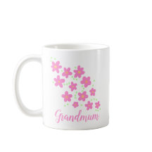 Vovó Rosa, Flores Whimsical Mug