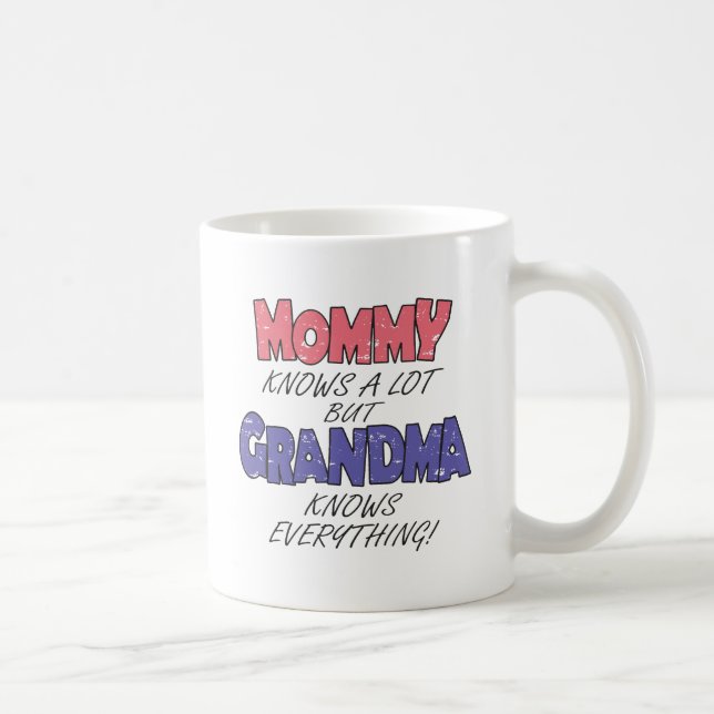 Caneca De Café Vovó sabe tudo (Direita)