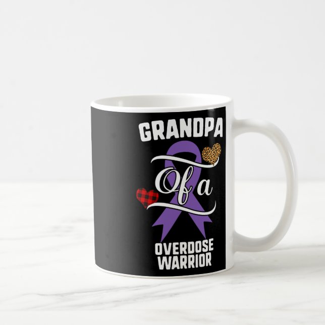 Caneca De Café Vovô Sensibilização para a overdose Leopardo Buffa (Direita)