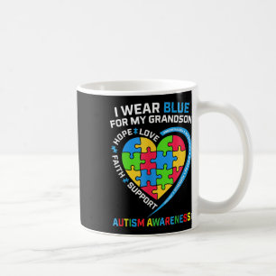 Caneca De Café Vovô Vovô, Visto Azul Para Meu Avô Autismo