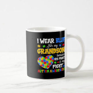 Caneca De Café Vovô Vovô, Visto Azul Para Meu Avô Autismo