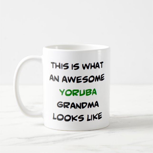 Caneca De Café vovó yoruba, incrível (Esquerda)