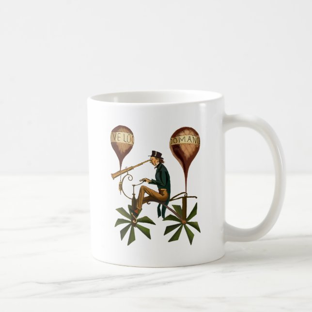 Caneca De Café Voyage A La Lune Hot Air Balloon (Direita)