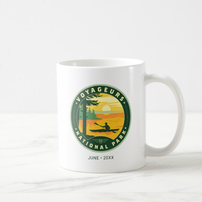 Caneca De Café Voyageurs National Park (Direita)