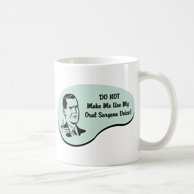 Caneca De Café Voz oral do cirurgião (Direita)