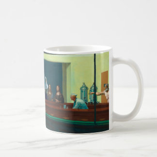 Caneca De Café Vozes noturnas - Viajantes do tempo - Edward Hoppe