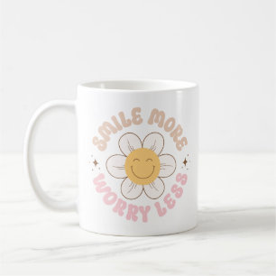 Caneca De Café Vozes Retropositivas Engraçadas Dizendo Boas Víbli