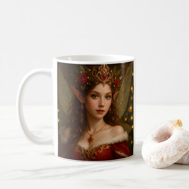 Caneca De Café VS001_Vivid Fairy - Christmas Edition #1 (Com Donut)