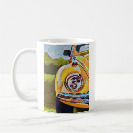 Caneca De Café VW Bug Painting - Gift for VW Bug Lovers