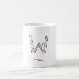 Caneca De Café W é para o wombat