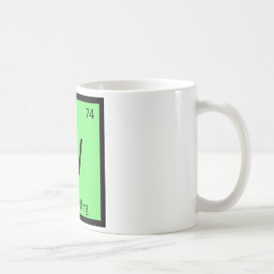 Caneca De Café W - Mesa periódica Windsurfing da química dos