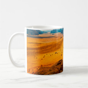 Caneca De Café Wadi Rum desert, Jordandesert,wadi,rum,jordan,art,