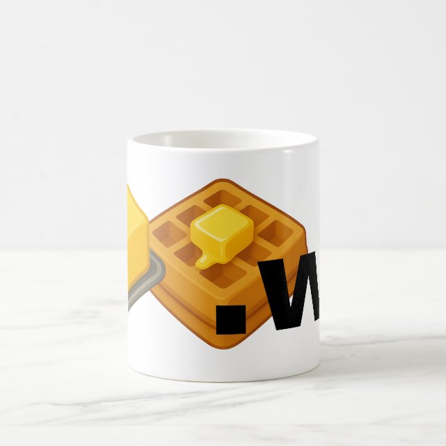Caneca De Café Waffle de Manteiga (Centro)