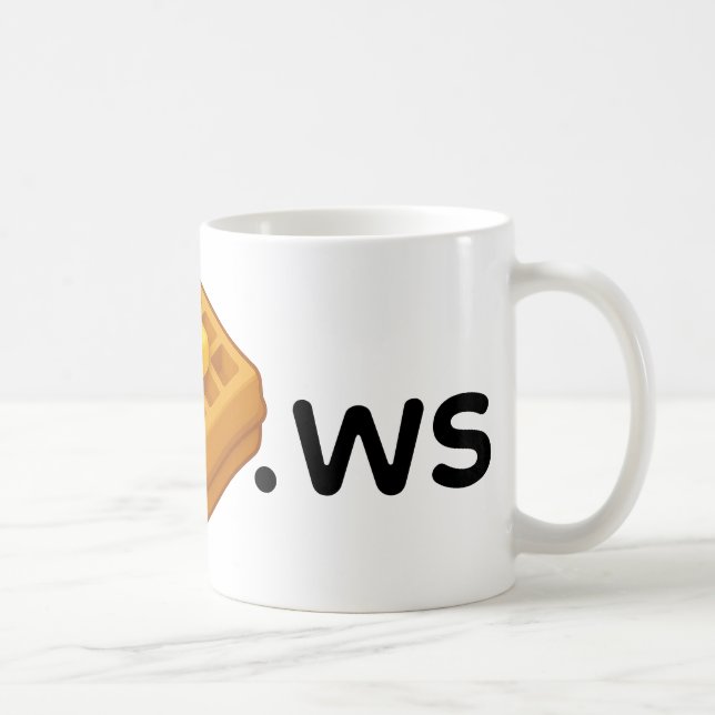 Caneca De Café Waffle de Manteiga (Direita)