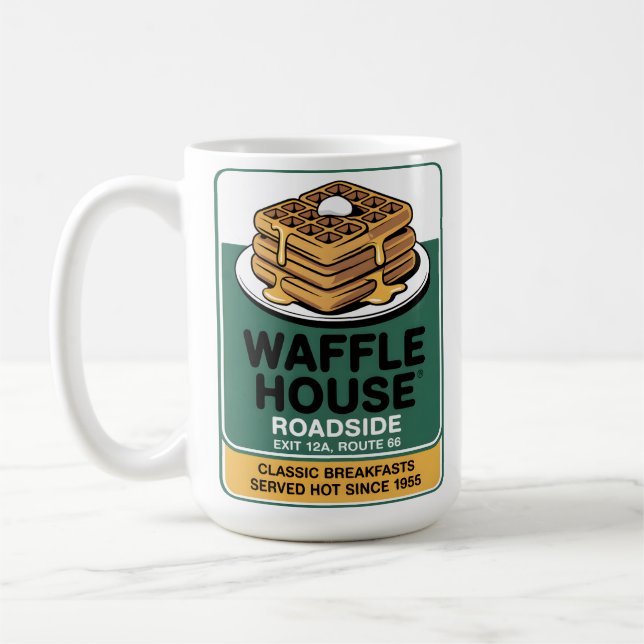 Caneca De Café Waffle House Roadside (Esquerda)