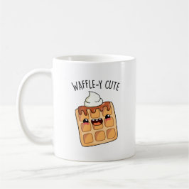 Caneca De Café Waffle y Funny Waffle Pun