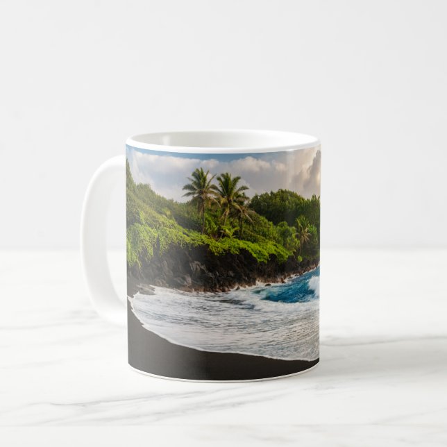 Caneca De Café Waianapanapa Beach (Frente Esquerda)
