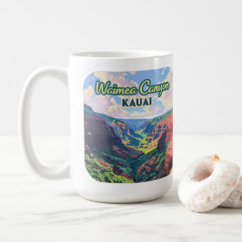 Caneca De Café Waimea Canyon Kauai Hawaii - Retroativo