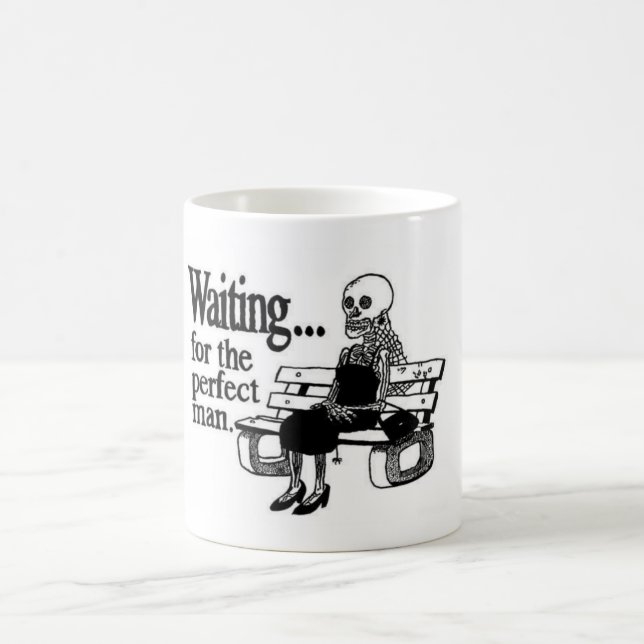Caneca De Café Waiting for the perfect man (Centro)