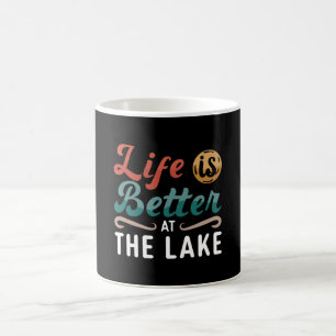 Caneca De Café Wakeboard Life É Melhor No Wakeboard Do Lago