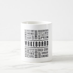 Caneca De Café Wakeboarding Wakeboard Wake Wakeboarder Lovers