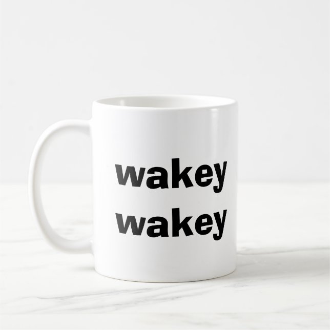 CANECA DE CAFÉ WAKEY WAKEY CAFFEE MUG (Esquerda)