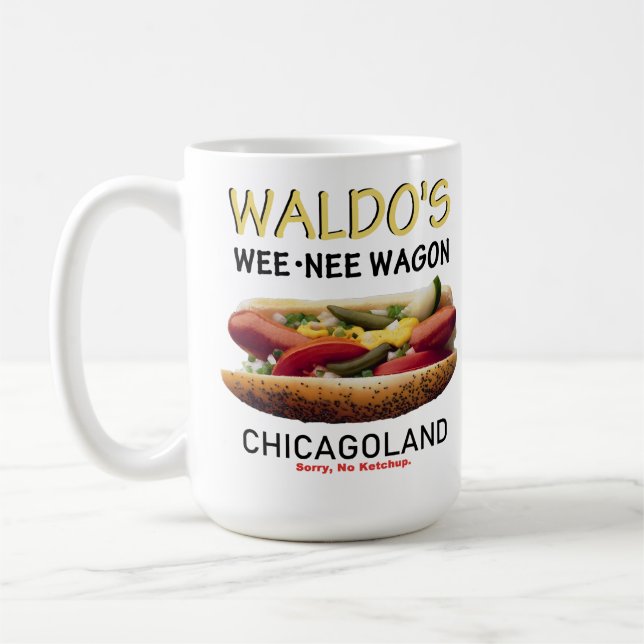 Caneca De Café Waldo's Wee Nee Wagon, Chicago (Esquerda)