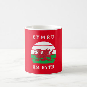 Caneca De Café Wales Flag Cymru Am Byth Orud To Be Welsh