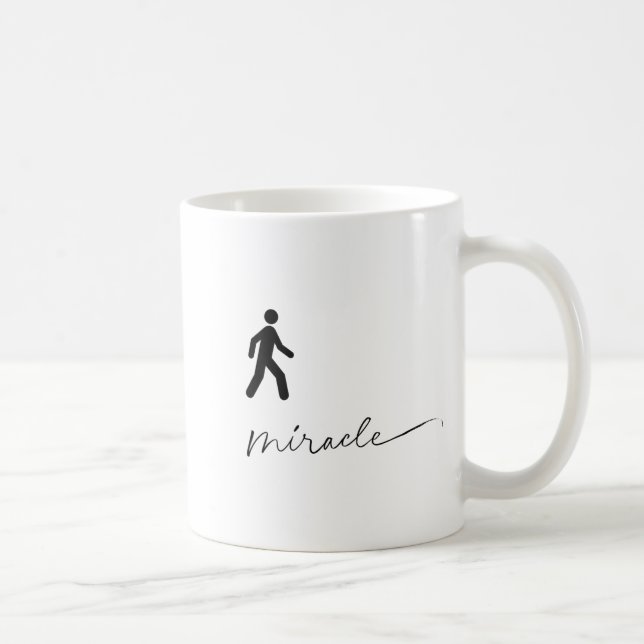 Caneca De Café Walking Miracle Apparel  (Direita)