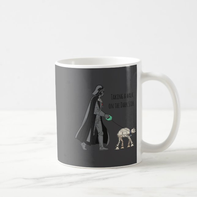 Caneca De Café Walking Pet At At  (Direita)