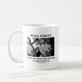 Caneca De Café Wall Street é pavimentado com demasiado beta alfa