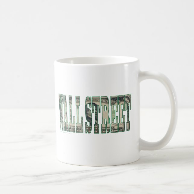 Caneca De Café Wall Street/ Greed é bom (Direita)
