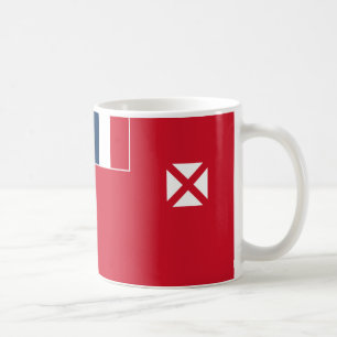 Caneca De Café Wallis e Futuna Bandeira Cerâmica Café Mug