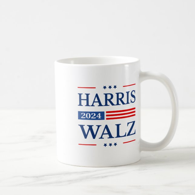 Caneca De Café Waltz 2024 Kamala Harris 2024 Tim Waltz 2024 Usa F (Direita)