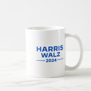 Caneca De Café Walz 2024 Presidente Americano Flag Kamala Harris