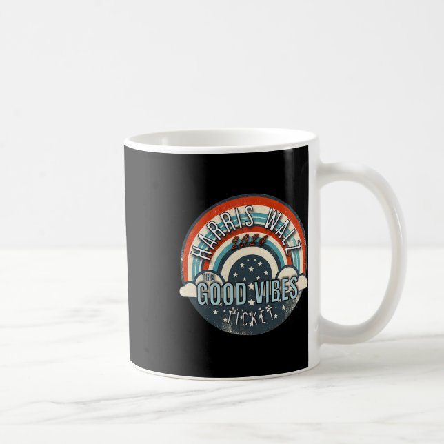 Caneca De Café Walz 2024 The Good Vibes Ticket (Direita)