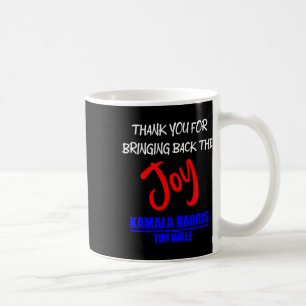 Caneca De Café Walz Obrigado Por Trazer De Volta A Alegria Políti